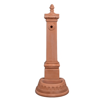 Impruneta Terracotta Brunnen – Klassischer Gartenbrunnen aus hochwertigem Terrakotta